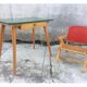 Children's desk Baumann foot compass and chair