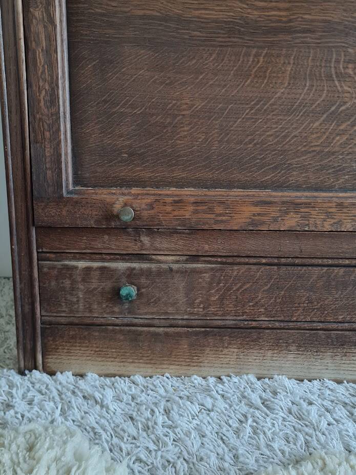 Trade furniture - Pharmacy display cabinet circa the 1960s