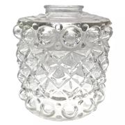 1970s Modernist "Bubble Glass" Lampshade