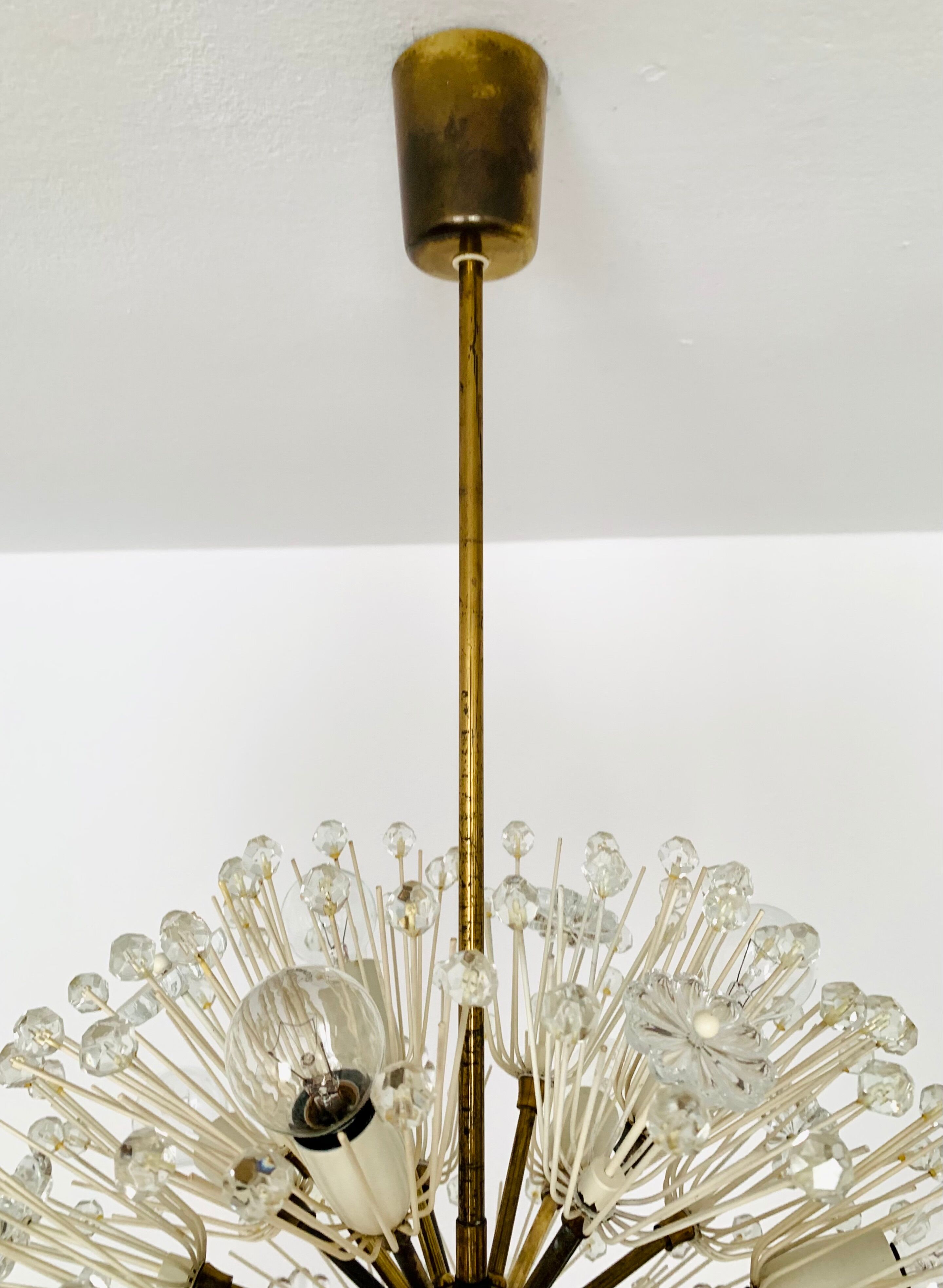 Dandelion Chandelier par Emil Stejnar pour Rupert Nikoll