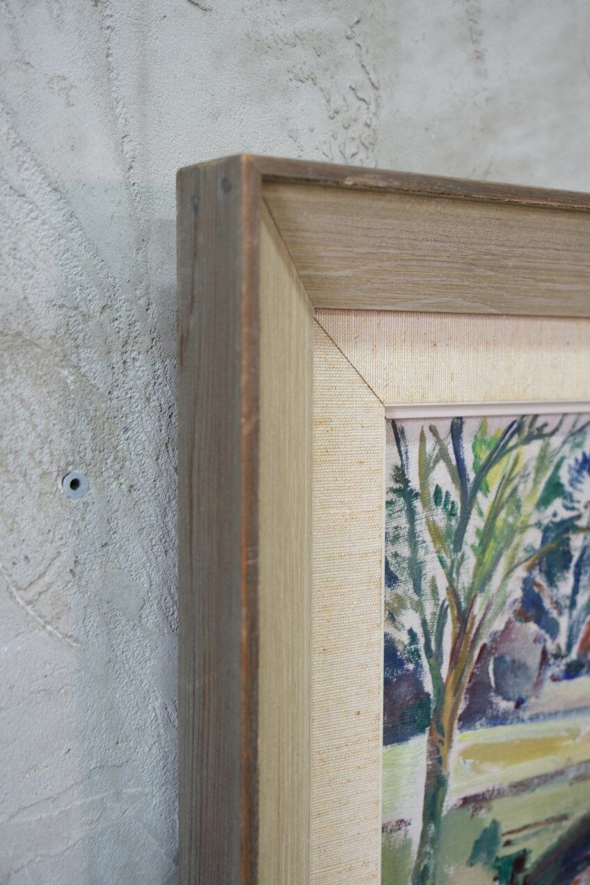 Swedish modern painting, 1960s, oil on canvas