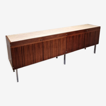 High quality rosewood sideboard with travertine top