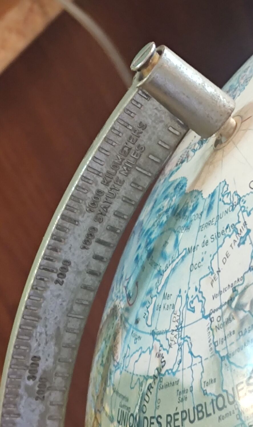 Vintage luminous globe/Scandinavian globe