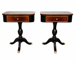 Paire de tables chevet/appoint,