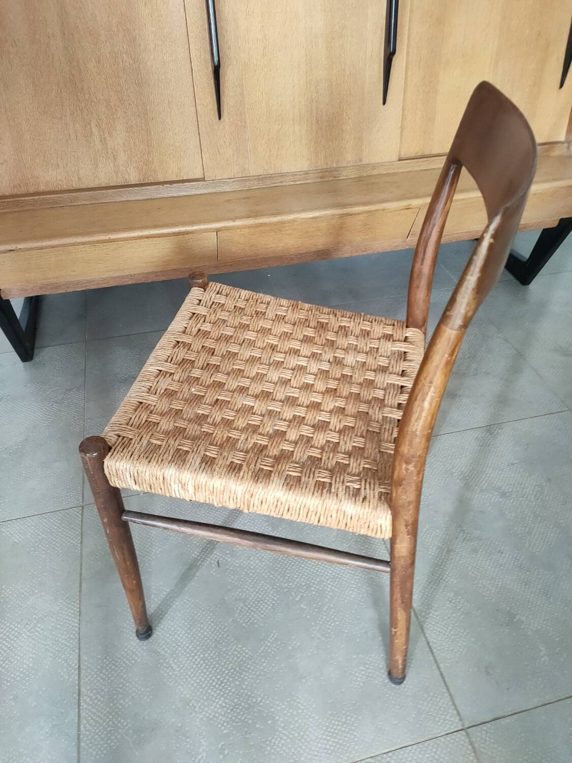 3 Scandinavian Moller chairs