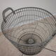 Old zinc basket