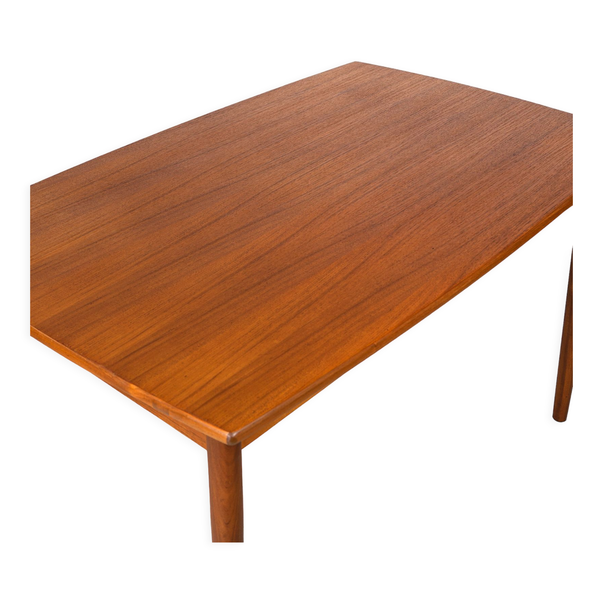 Mid Century Scandinavian Extendable Dining Table made of teak, Denmark, circa 1970