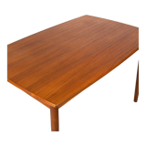 Mid Century Scandinavian Extendable Dining Table made of teak, Denmark, circa 1970