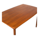 Mid Century Scandinavian Extendable Dining Table made of teak, Denmark, circa 1970