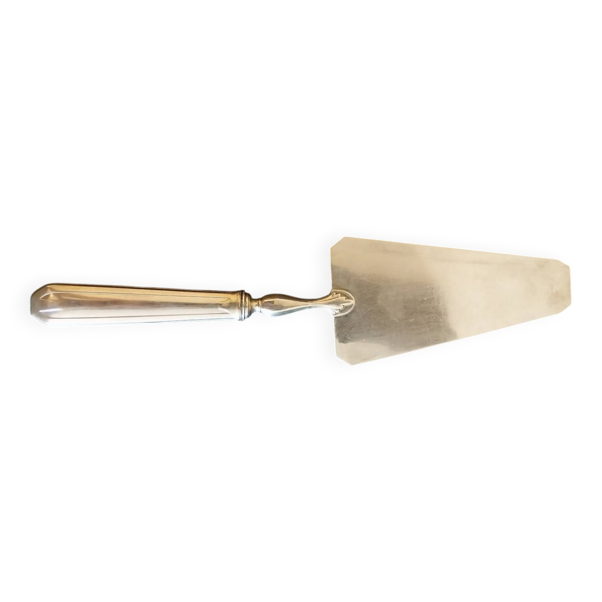Antique silver-plated pie server