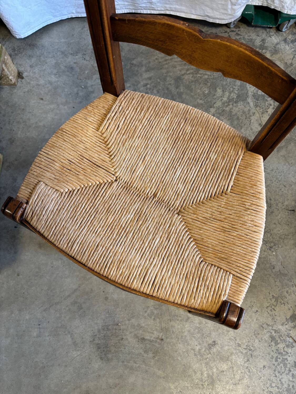 Straw bistro chairs