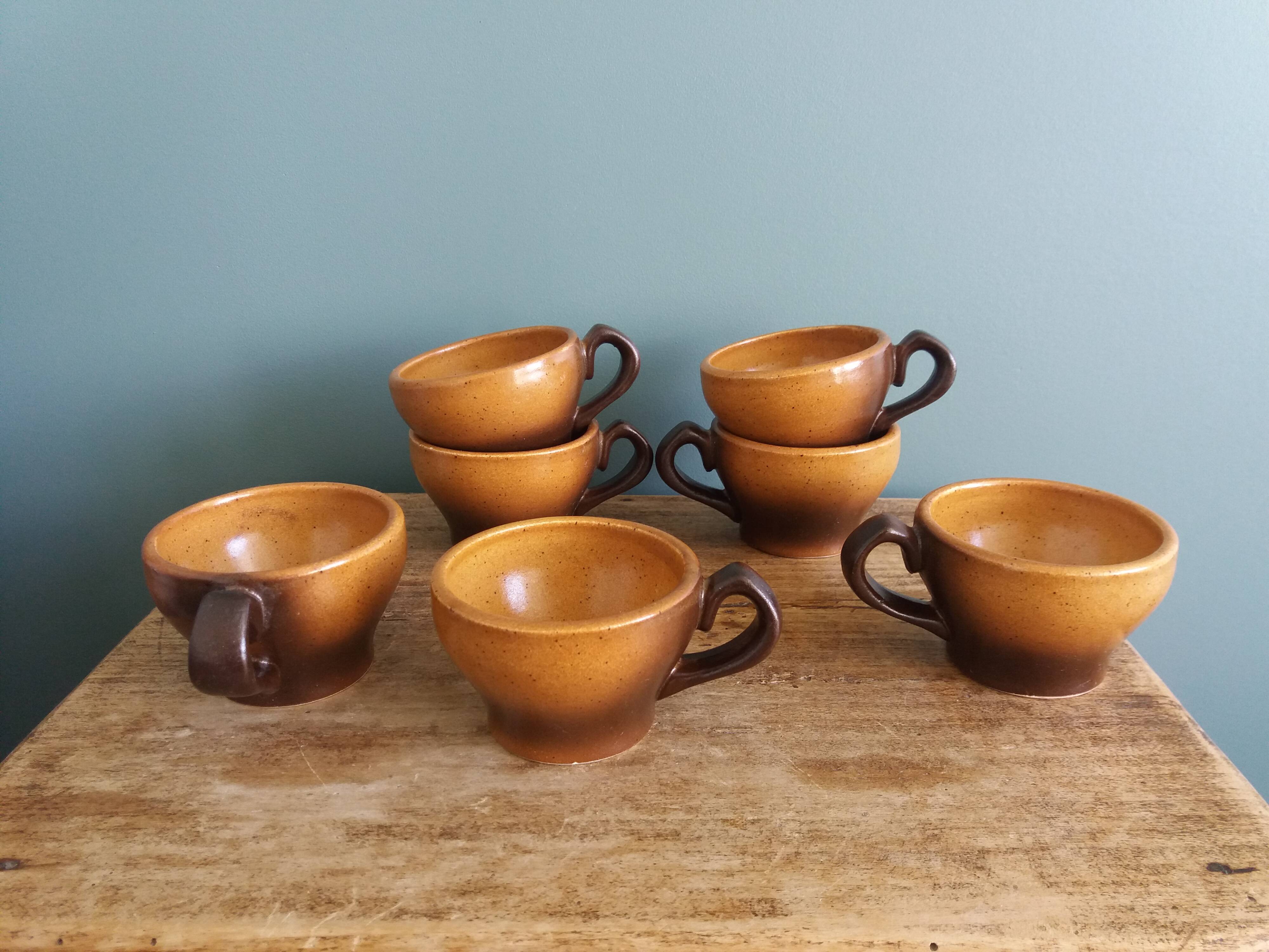 Stoneware mugs