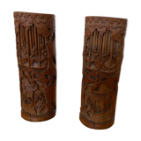 Bamboo vases
