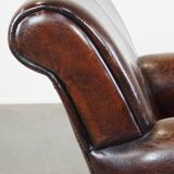 Sheep leather armchair
