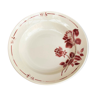 Hollow dish pink flower red ML Mill of vintage Wolves