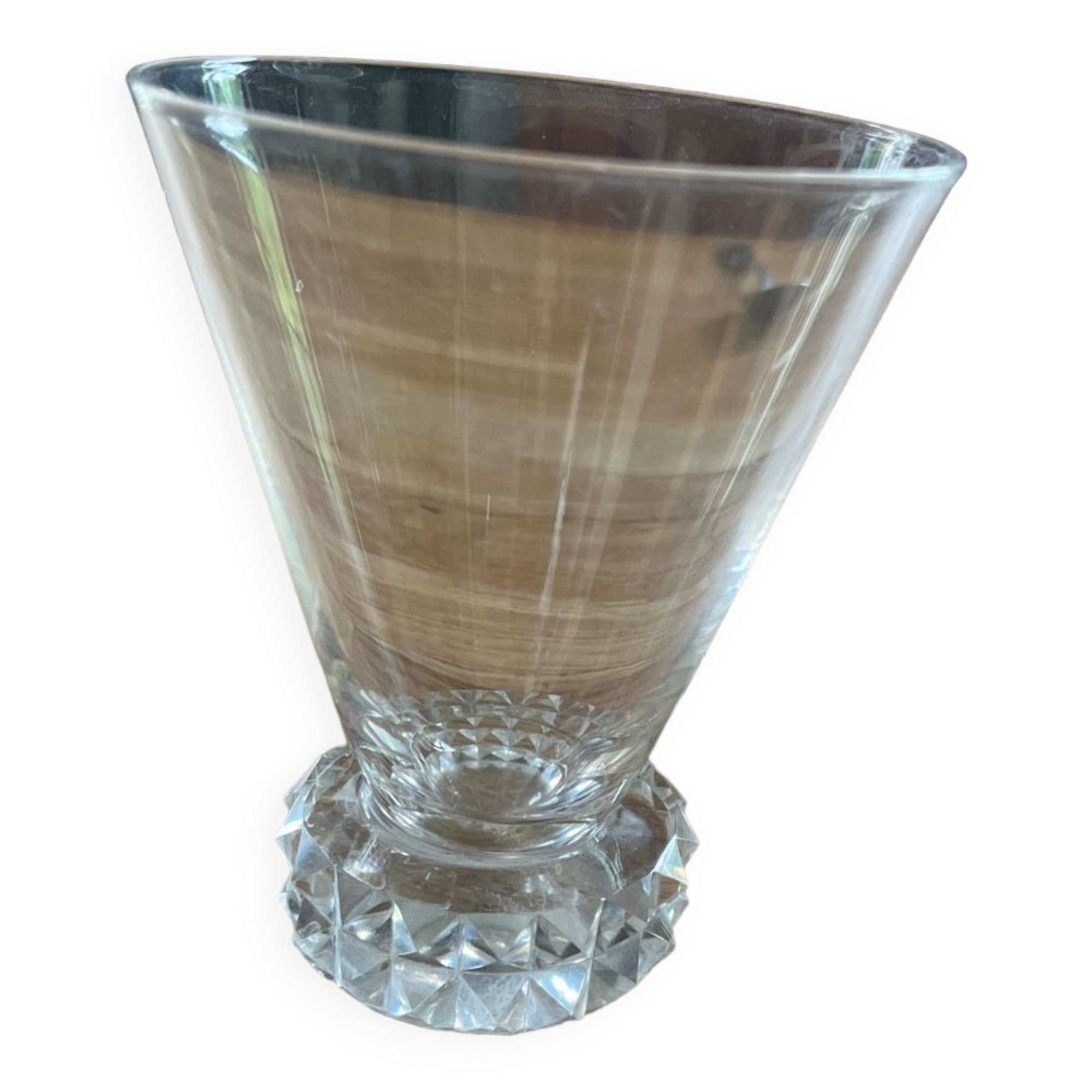Saint Louis glass model Diamant J Bleichner