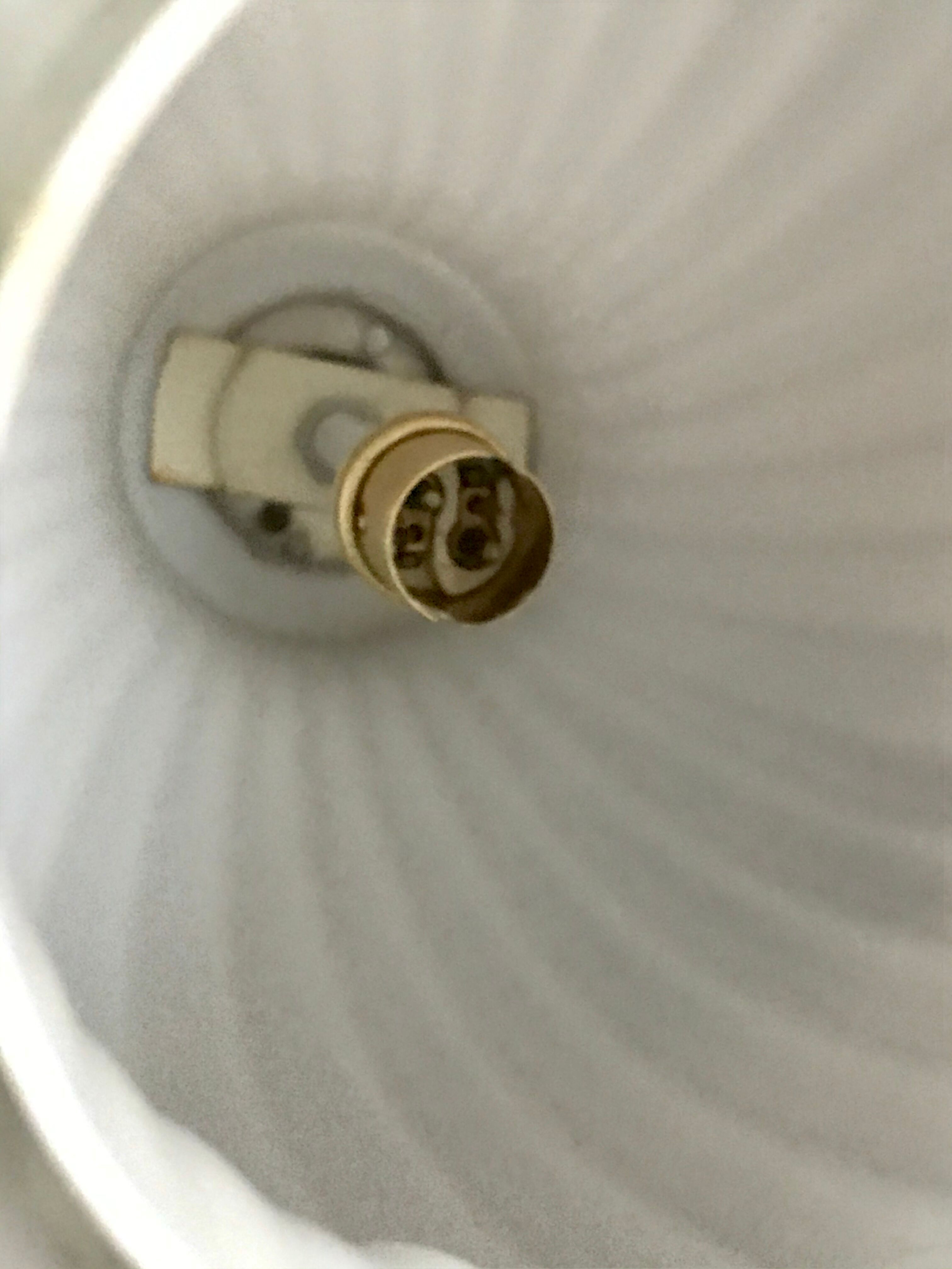 Pleated opaline ceiling circa 1950