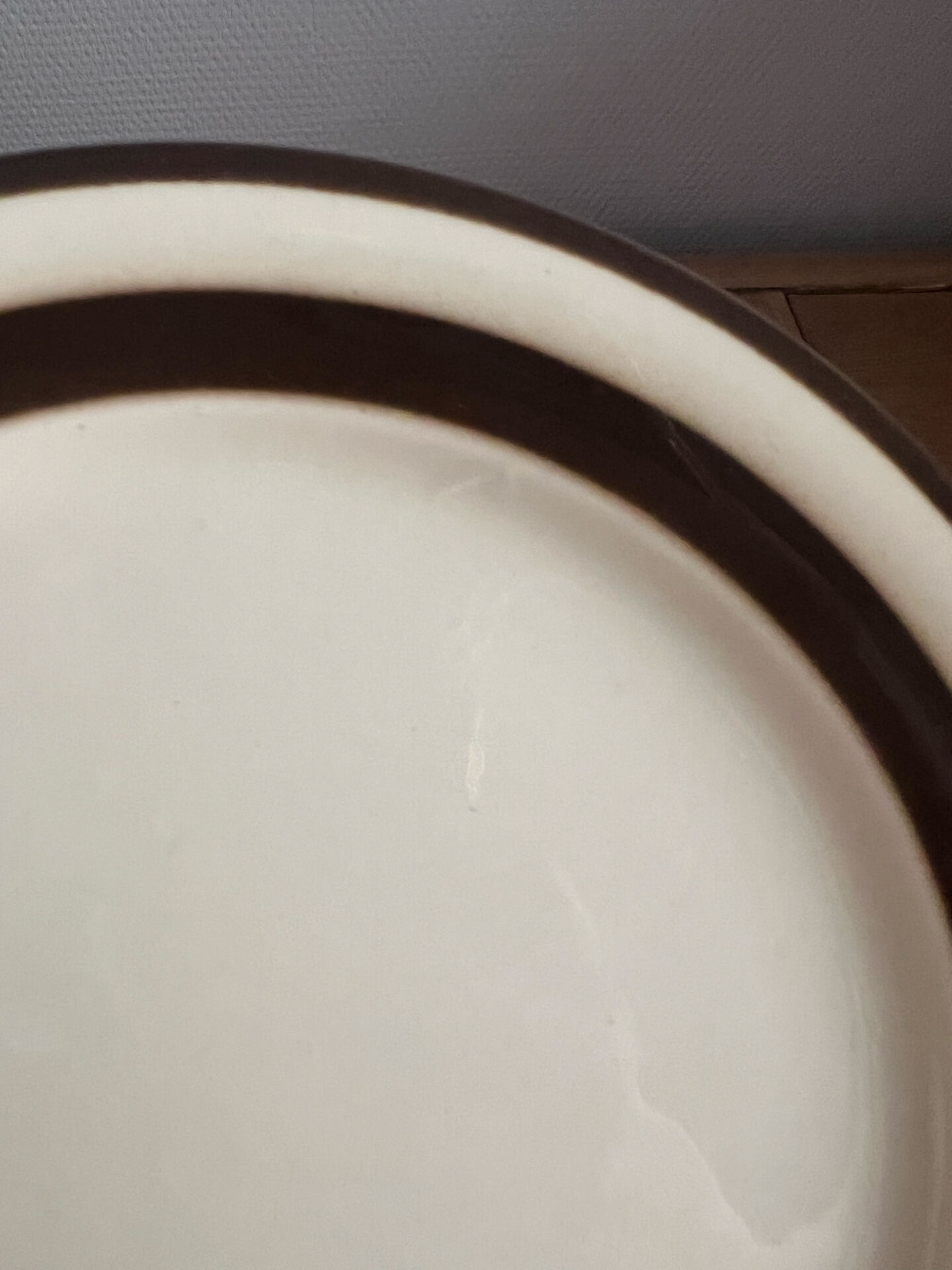 6 Italian dessert plates Pagmossin in ceramic