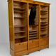 Large notary furniture with curtains by G.M. Radia, circa 1920