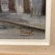 Oil on canvas representing the Place de la Concorde in Paris