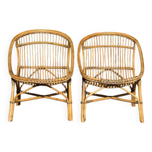 paire de fauteuils en