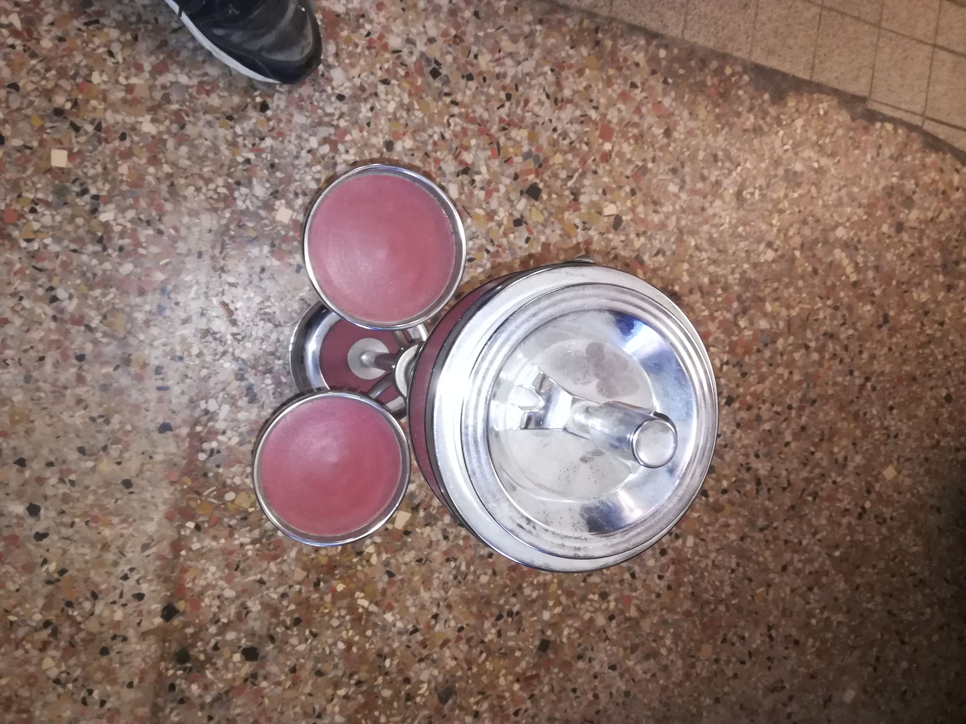 Vintage standing ashtray