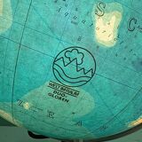 Lampe globe en verre Duo Welt Im Raum vintage des années 1980.