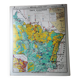 Ancienne carte scolaire : France, Nord-est, Hatier Kaeppelin.