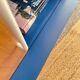 Upcycled buffet with sliding door