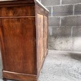 Commode ancienne avec Son plateau de marbre blanc