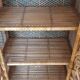 Shelf rattan peacock