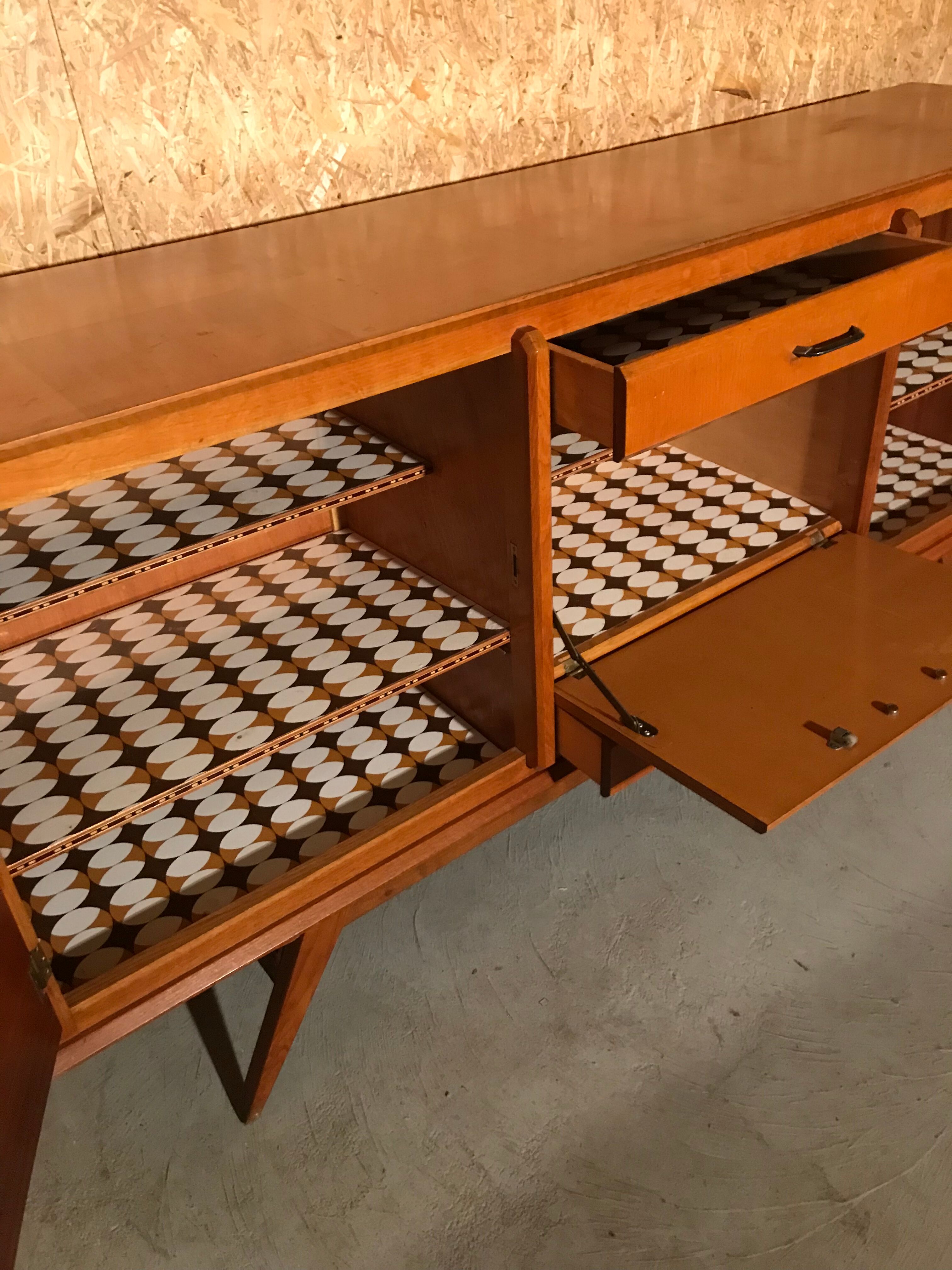 Enfilade pieds compas vintage année 50/60