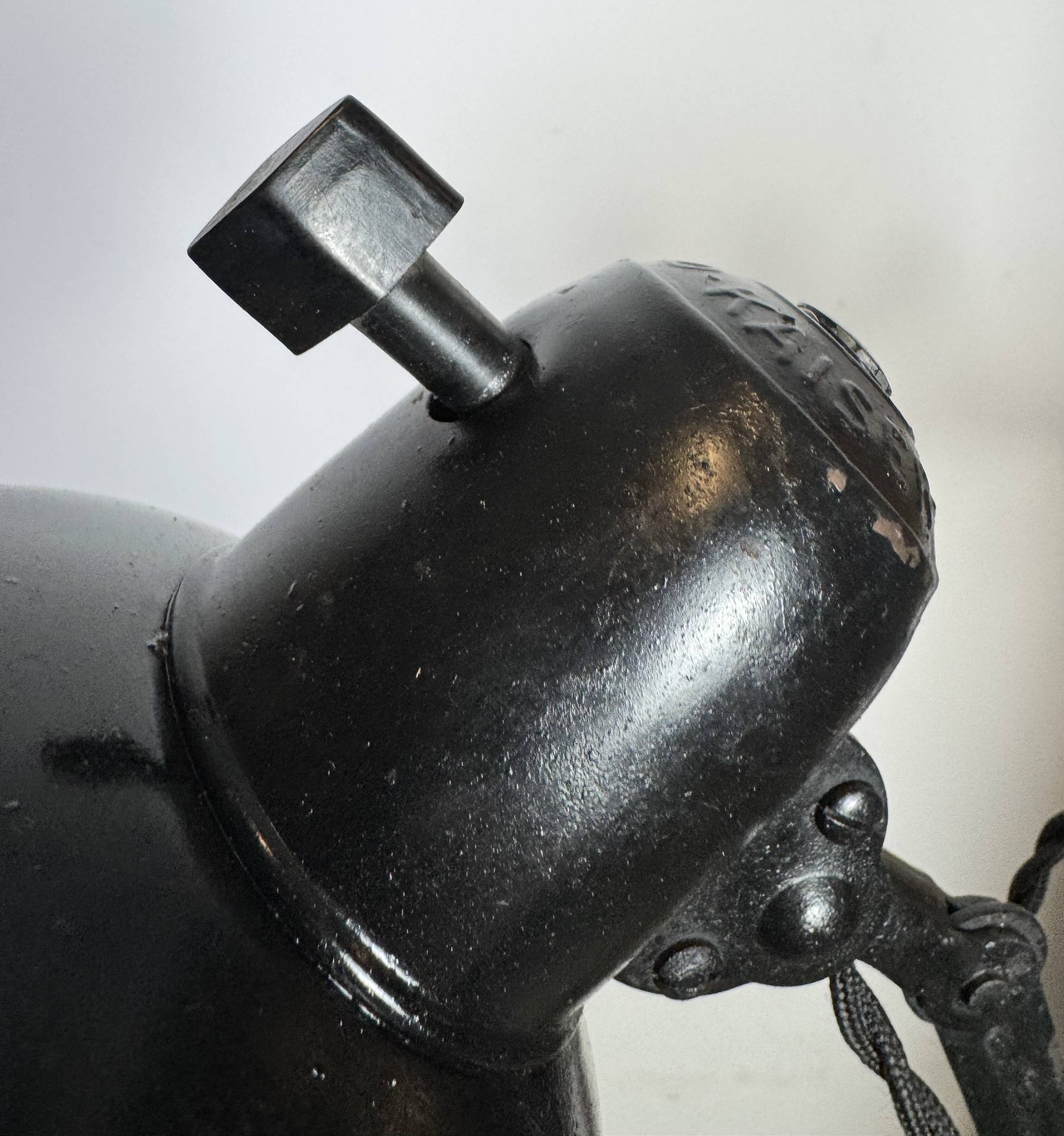 Black Industrial Bauhaus Scissor Wall Lamp from Kaiser Idell, 1930s