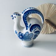 Old ceramic rooster pitcher