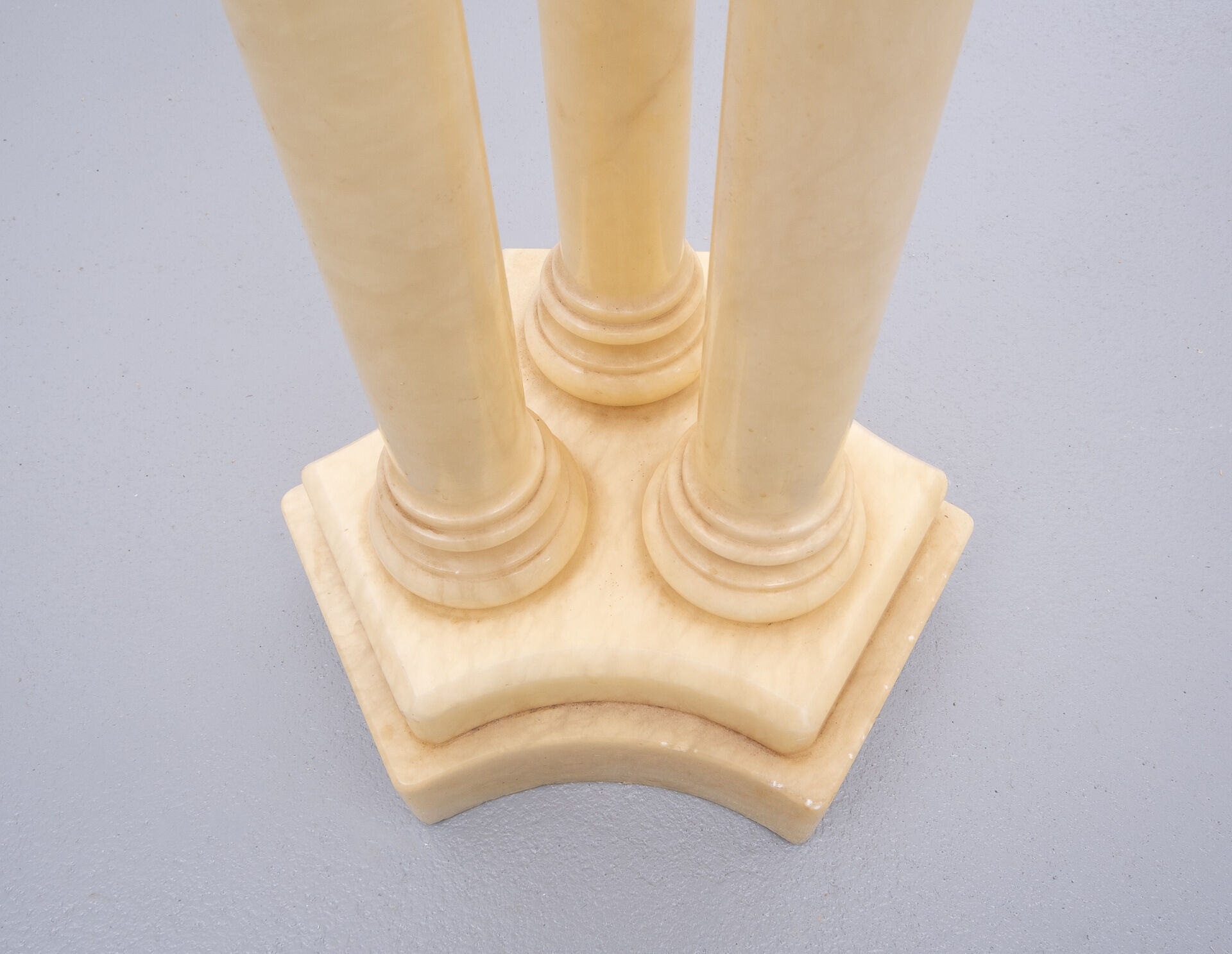 Italian Alabaster Pedestal, 1960s