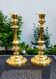 Magnificent pair of golden candlesticks