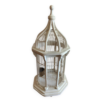Wooden bird cage