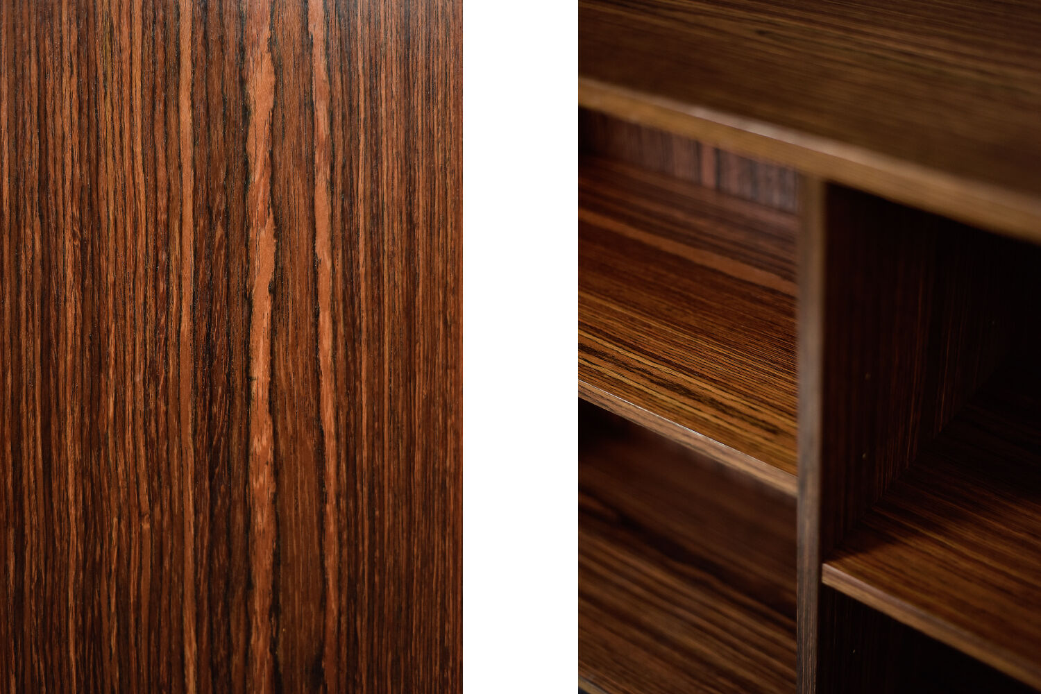 Rosewood bookcase, 1960s