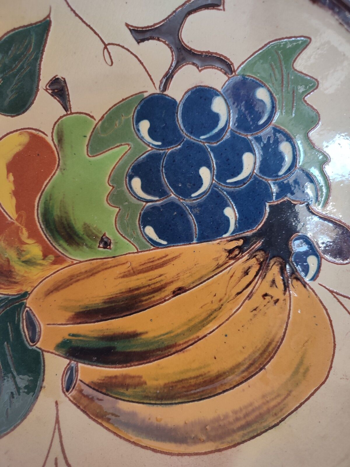 Glazed terracotta bowl