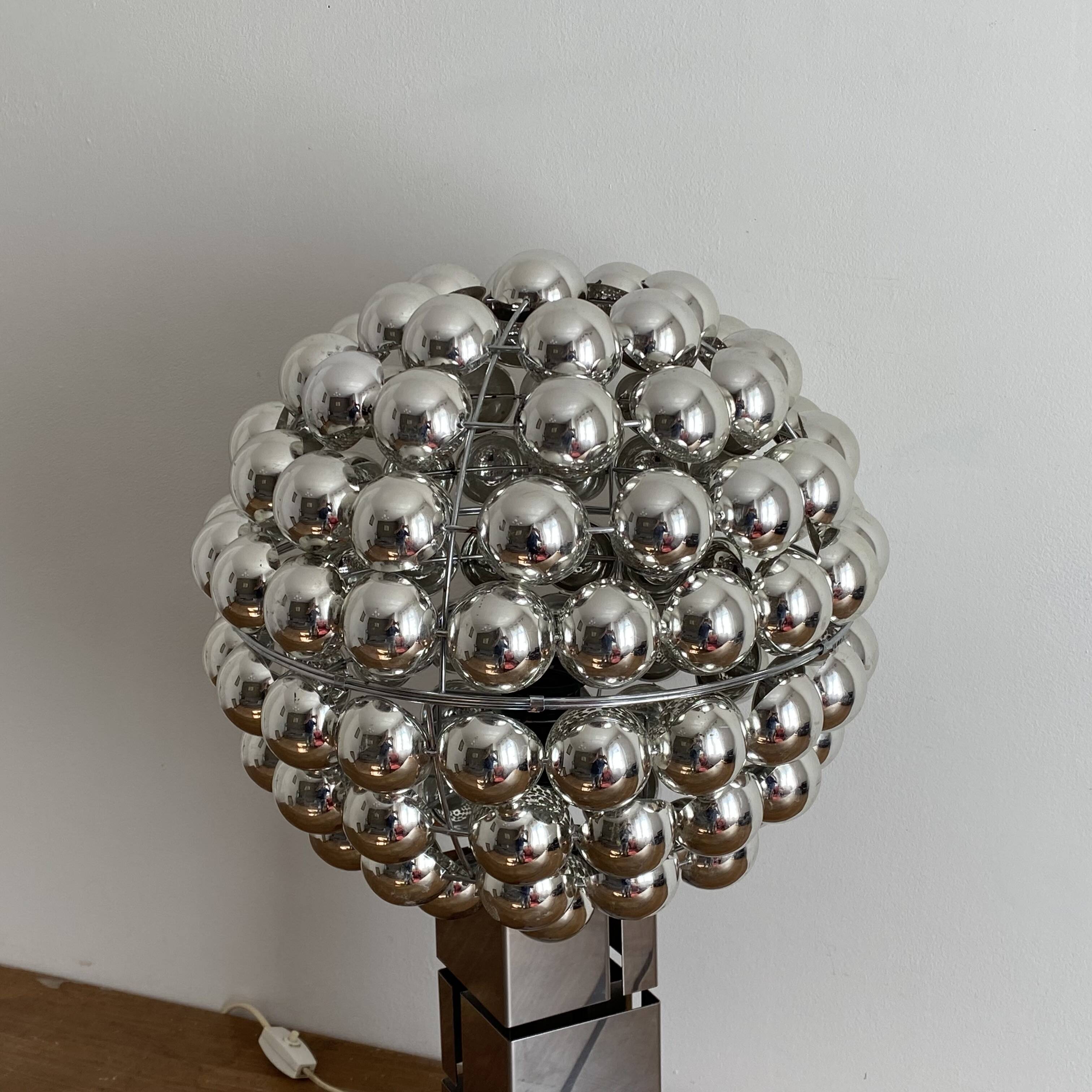 Lampe cinétique Building. Curtis Jere. 1970. Space age.