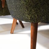 Pair of mid century wingback armchairs, Czechoslovakia, circa 1940´s