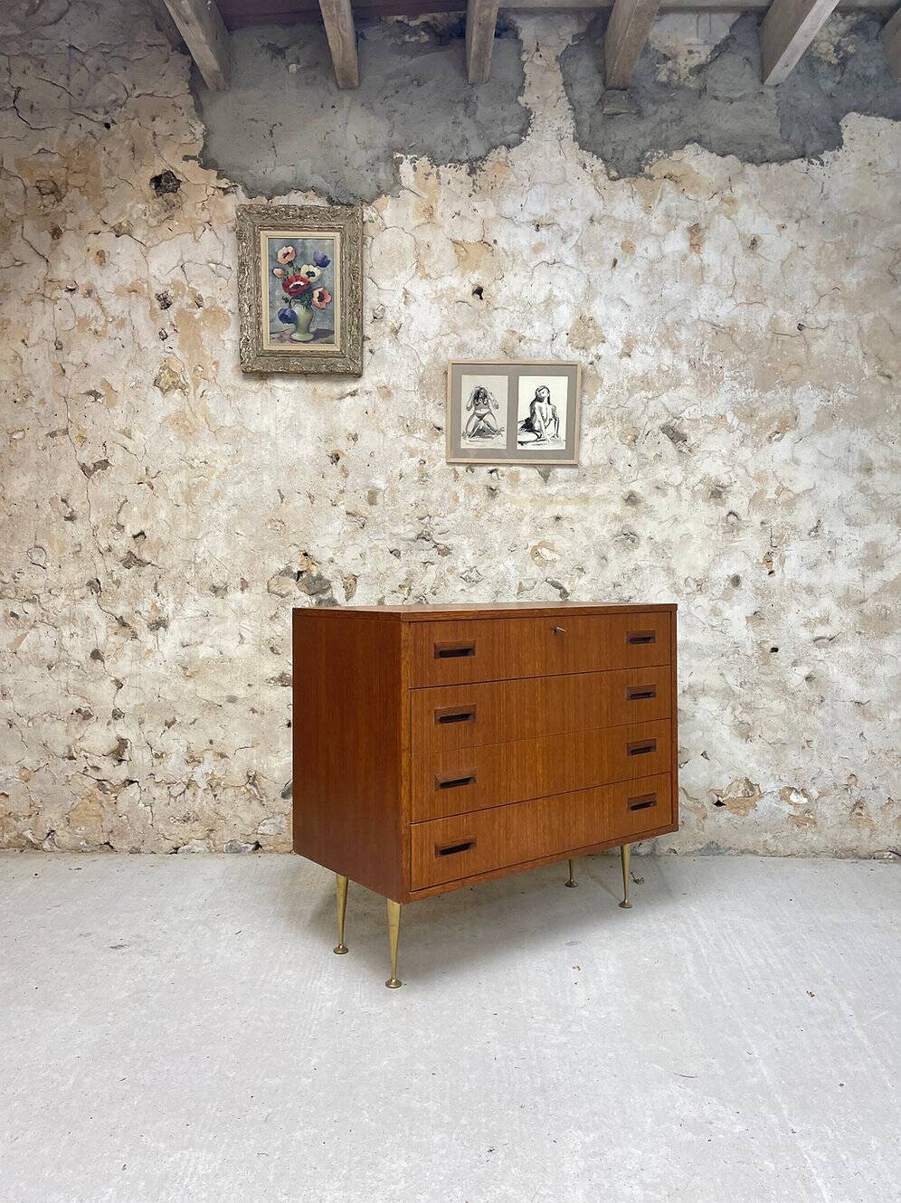 Commode danoise en teck des années 60