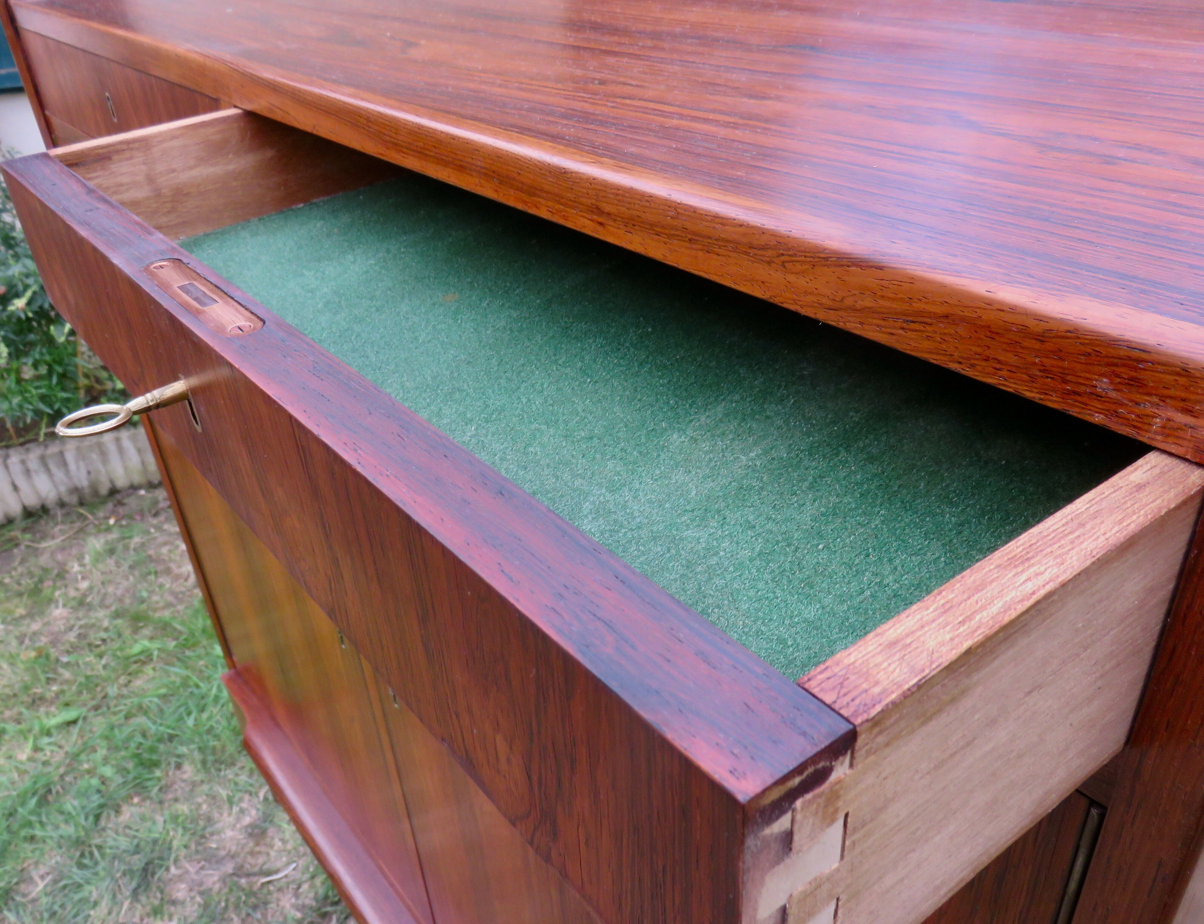 Rosewood drawer sideboard, Denmark, 1960