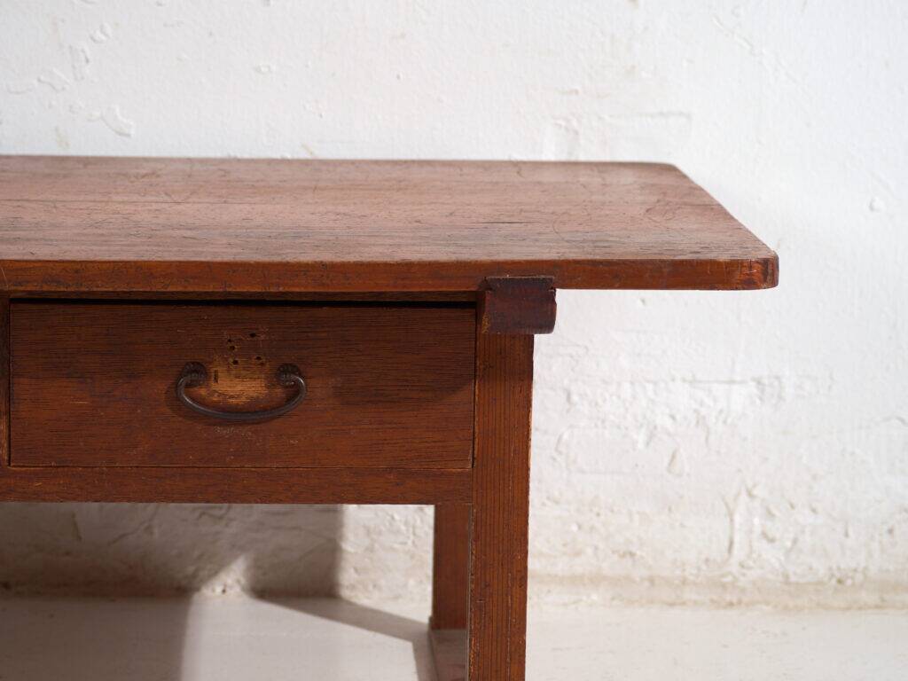 Table basse japonaise ancienne avec tiroirs – période Showa (c.1926-1970) #65