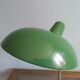 Large vintage desk lamp (50cm) in green lacquered metal, 70s