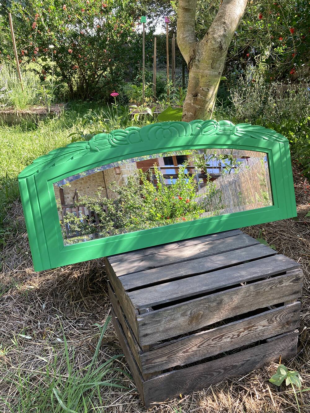 Art Deco horizontal mirror