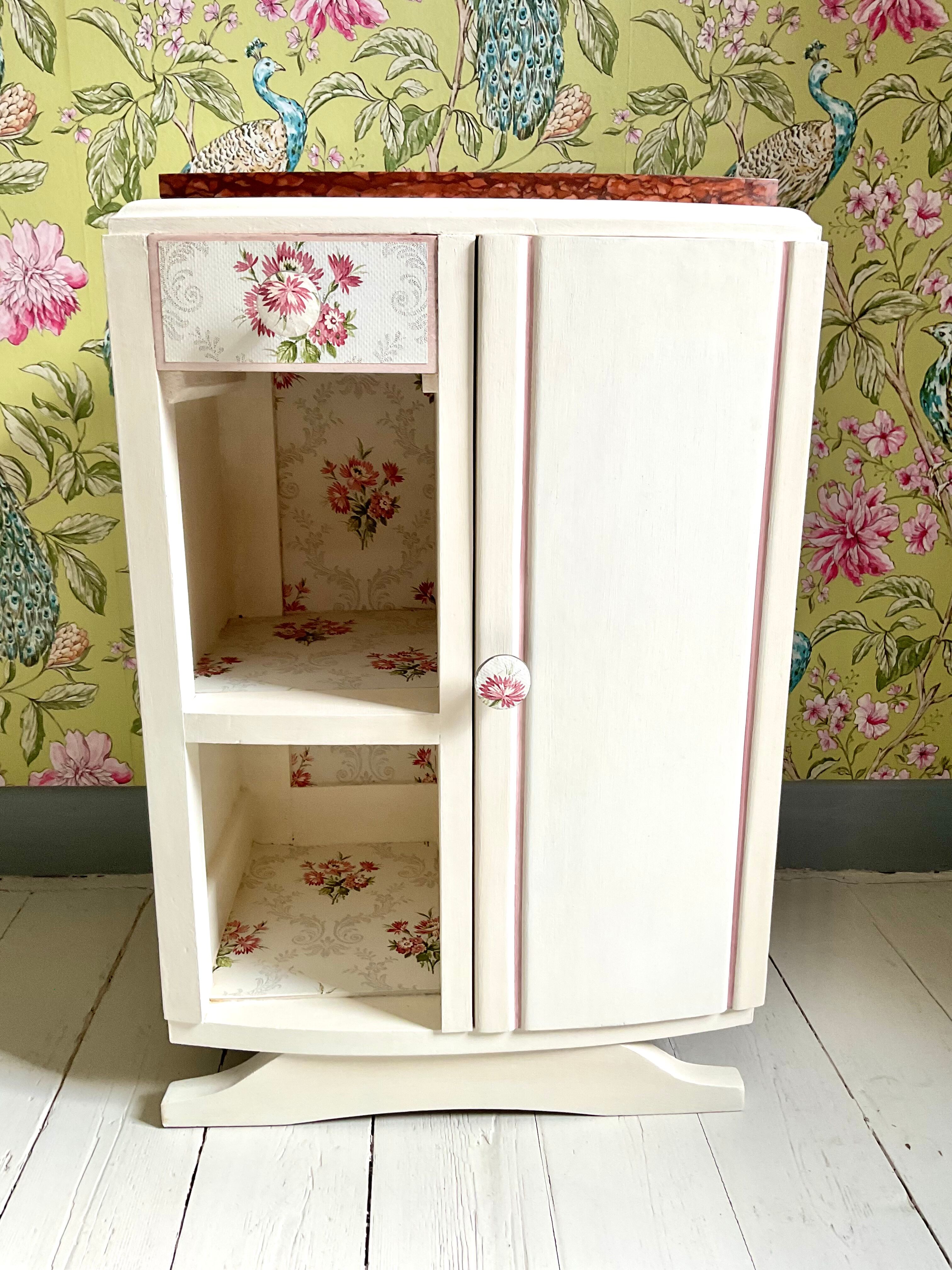 Art Deco bedside cabinet