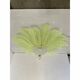 Green Murano Glass Flush Mount, Mazzega Zuccheri Venini Barovier Style