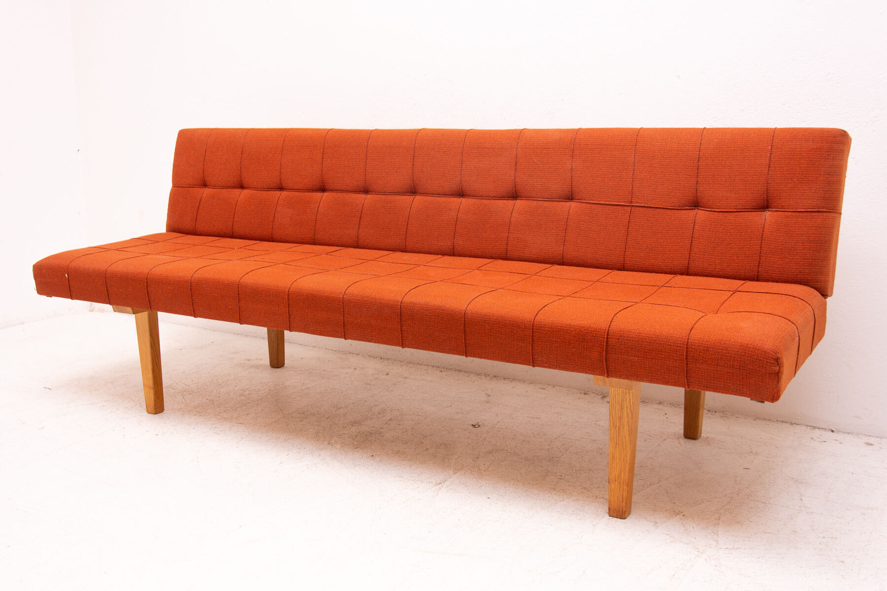 Mid century folding sofa-bench, 1960s, Czechoslovakia