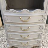 Rag picker four oak drawers